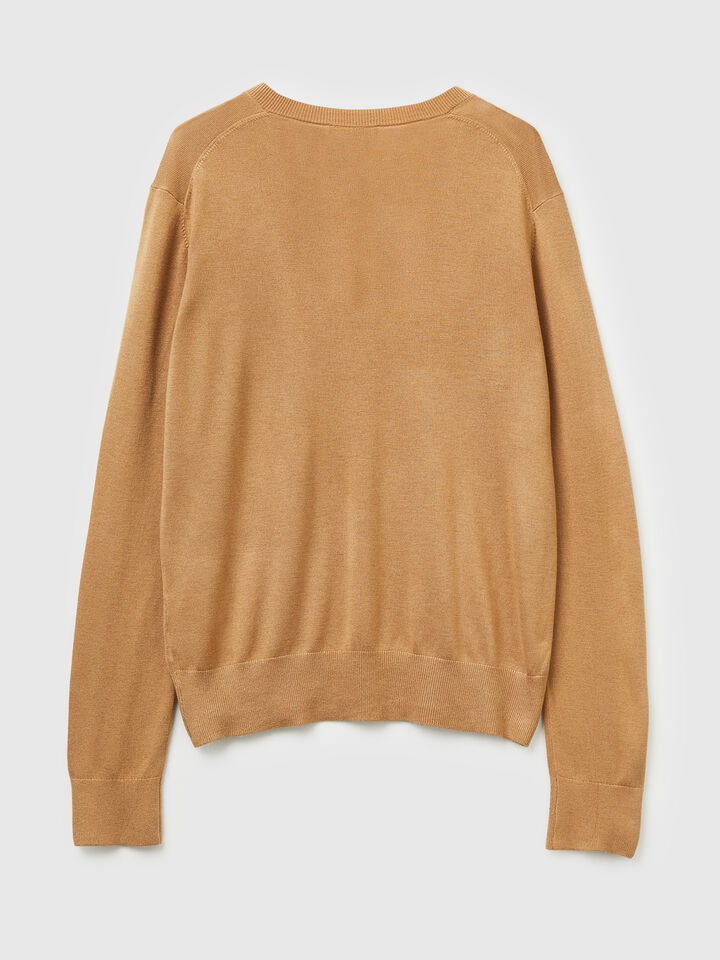 V NECK SWEATER L/S Women image number 6
